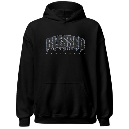 Low Space Jamz 11s Hoodie Match Blessed Text - NastyJamz