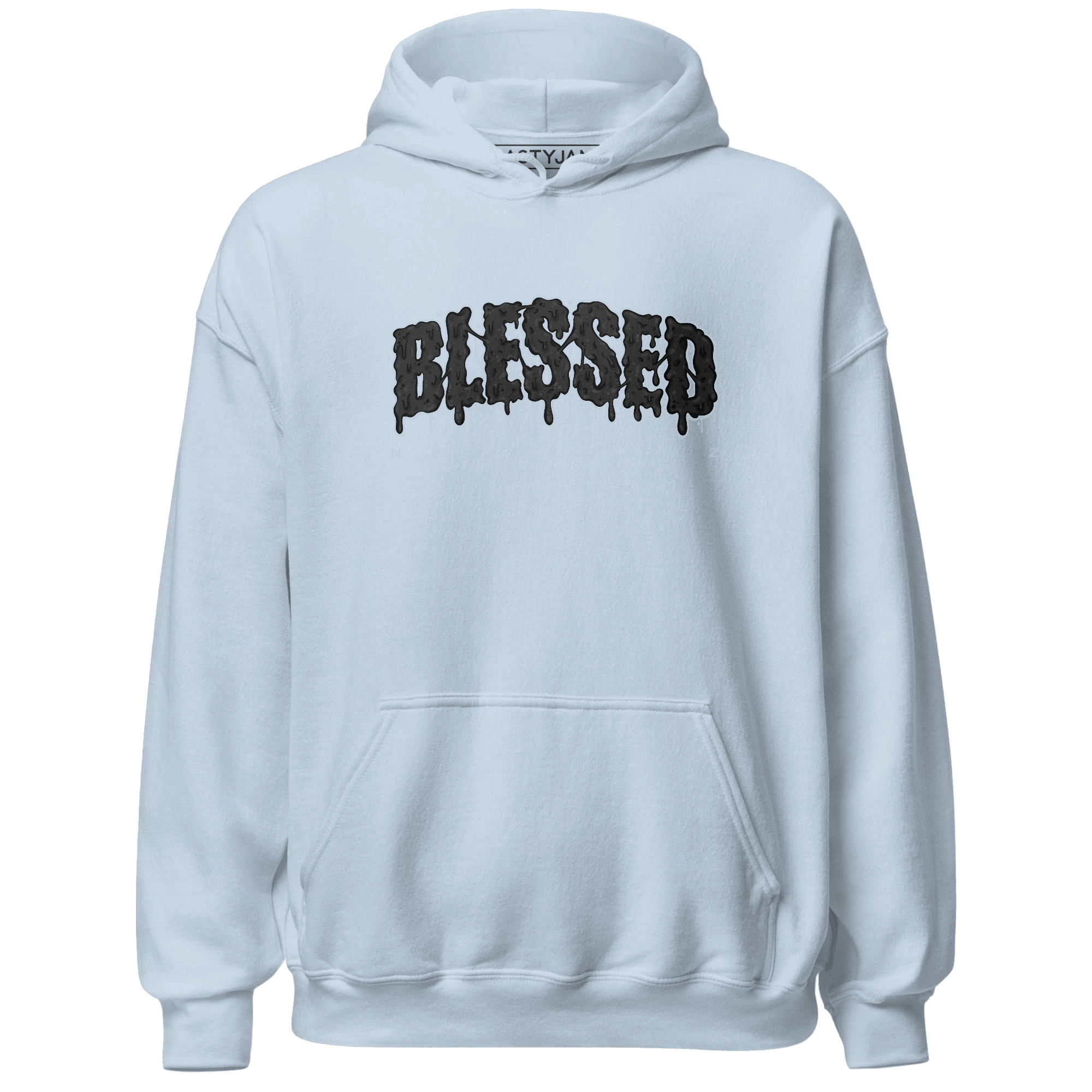 Low Space Jamz 11s Hoodie Match Blessed Text - NastyJamz