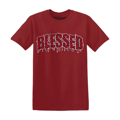 Retro-Red-Taxi-12s-T-Shirt-Match-Blessed-Text