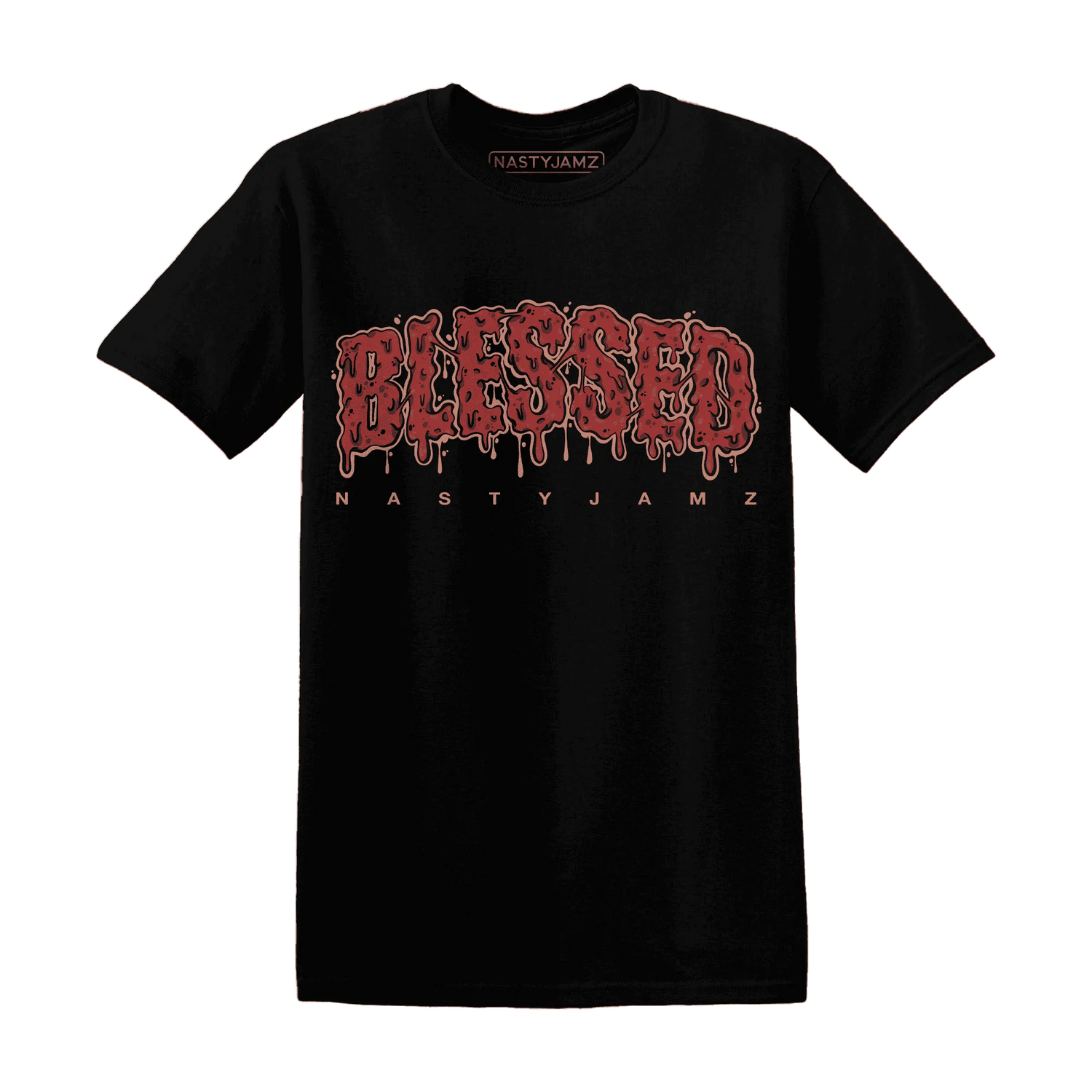Dune-Red-13s-T-Shirt-Match-Blessed-Text