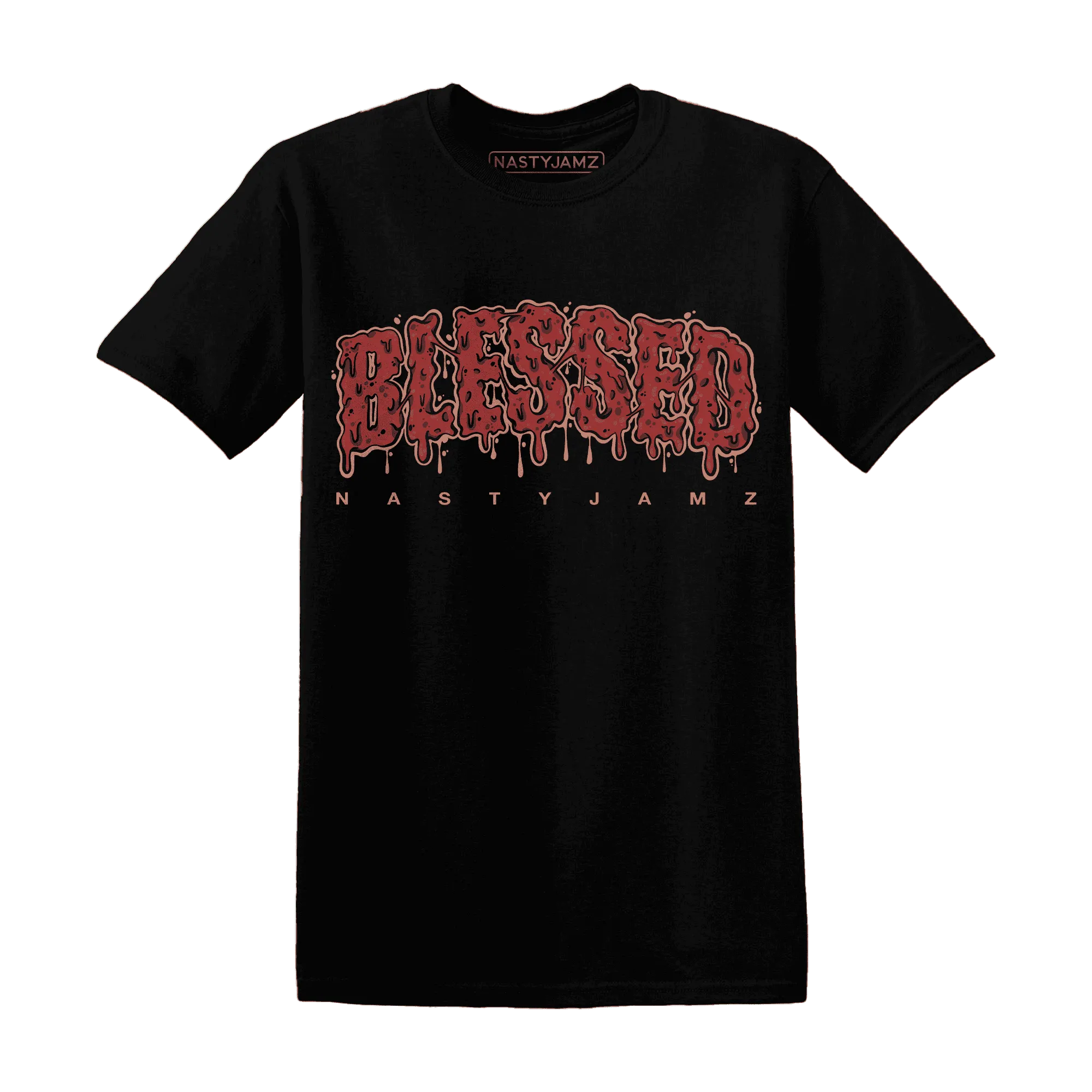 Dune-Red-13s-T-Shirt-Match-Blessed-Text