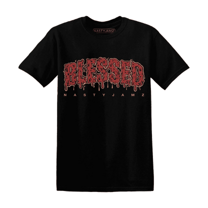 Dune-Red-13s-T-Shirt-Match-Blessed-Text