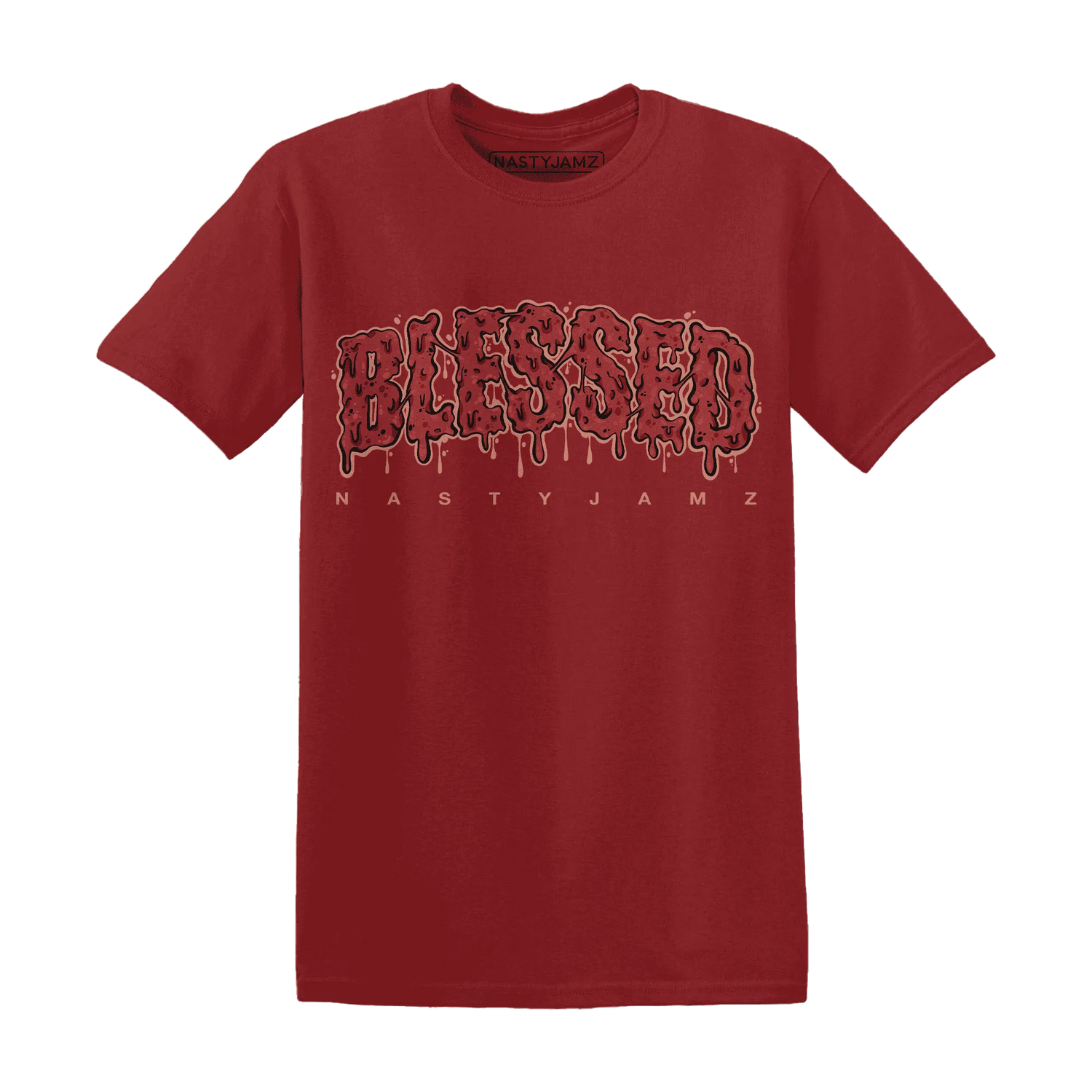 Dune-Red-13s-T-Shirt-Match-Blessed-Text
