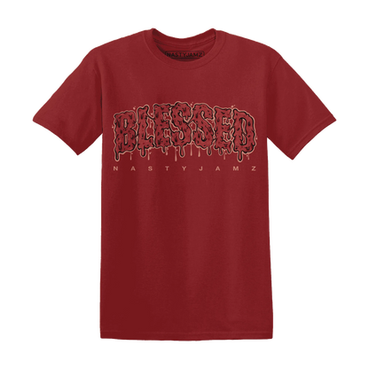 Dune-Red-13s-T-Shirt-Match-Blessed-Text
