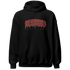 Dune Red 13s Hoodie Match Blessed Text - NastyJamz
