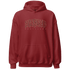 Dune Red 13s Hoodie Match Blessed Text - NastyJamz