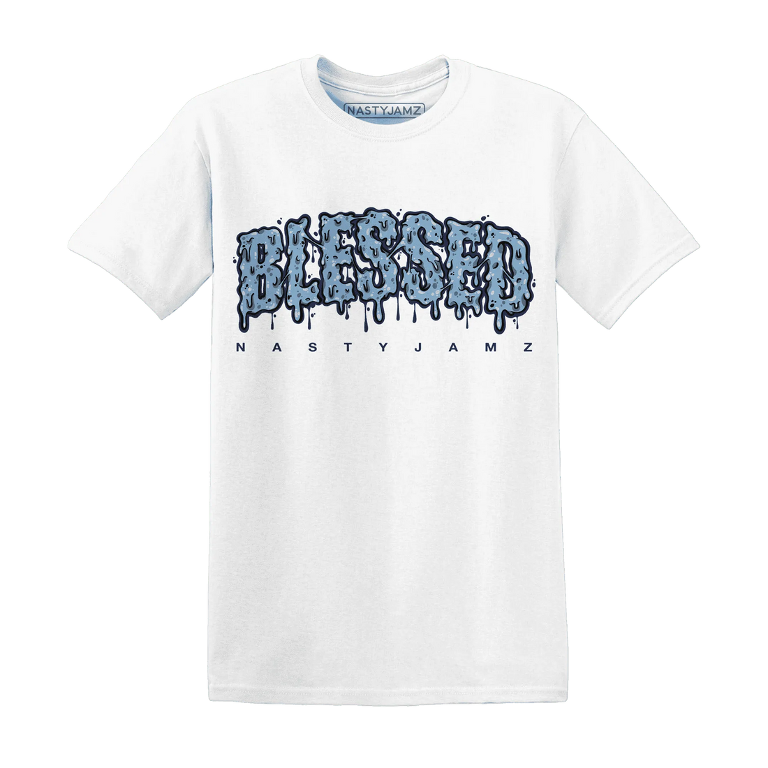 First-In-Flight-1s-T-Shirt-Match-Blessed-Text