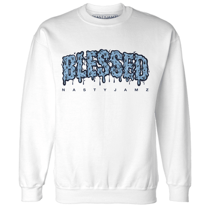 First In Flight 1s Sweatshirt Match Blessed Text - NastyJamz