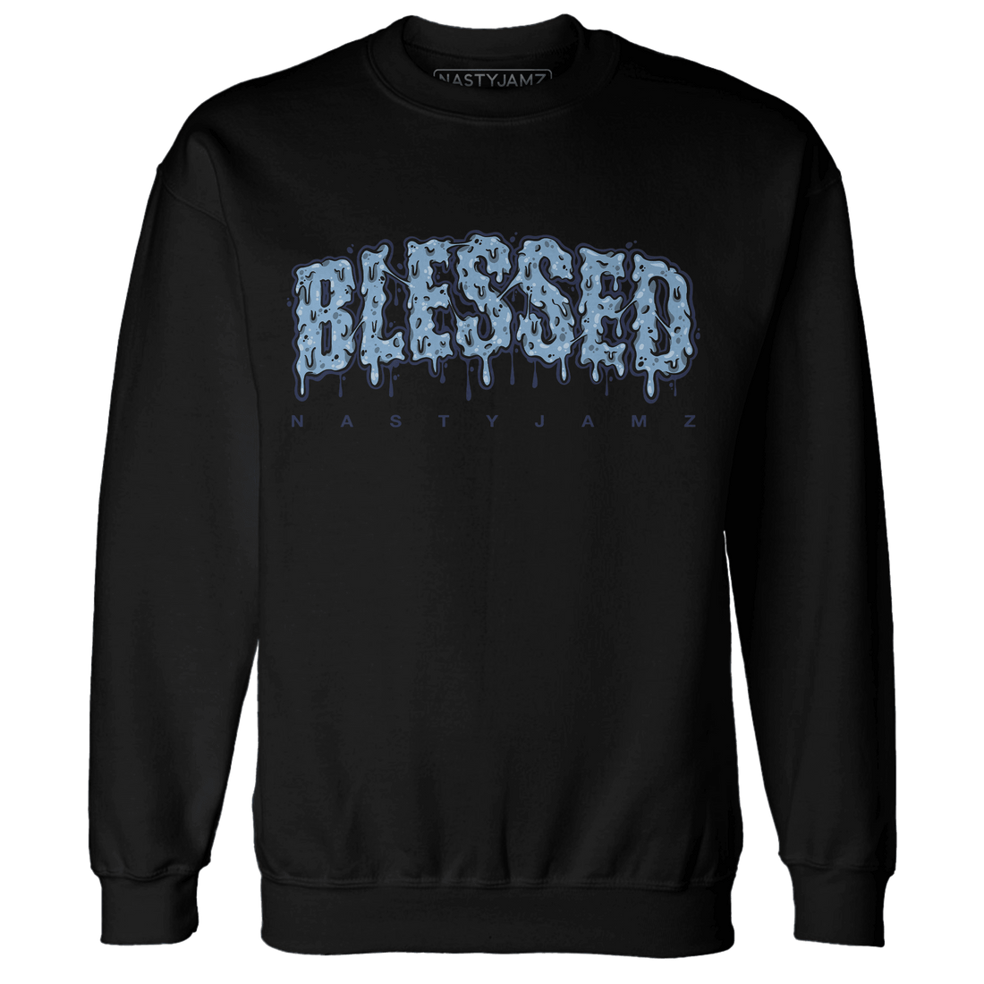 First In Flight 1s Sweatshirt Match Blessed Text - NastyJamz