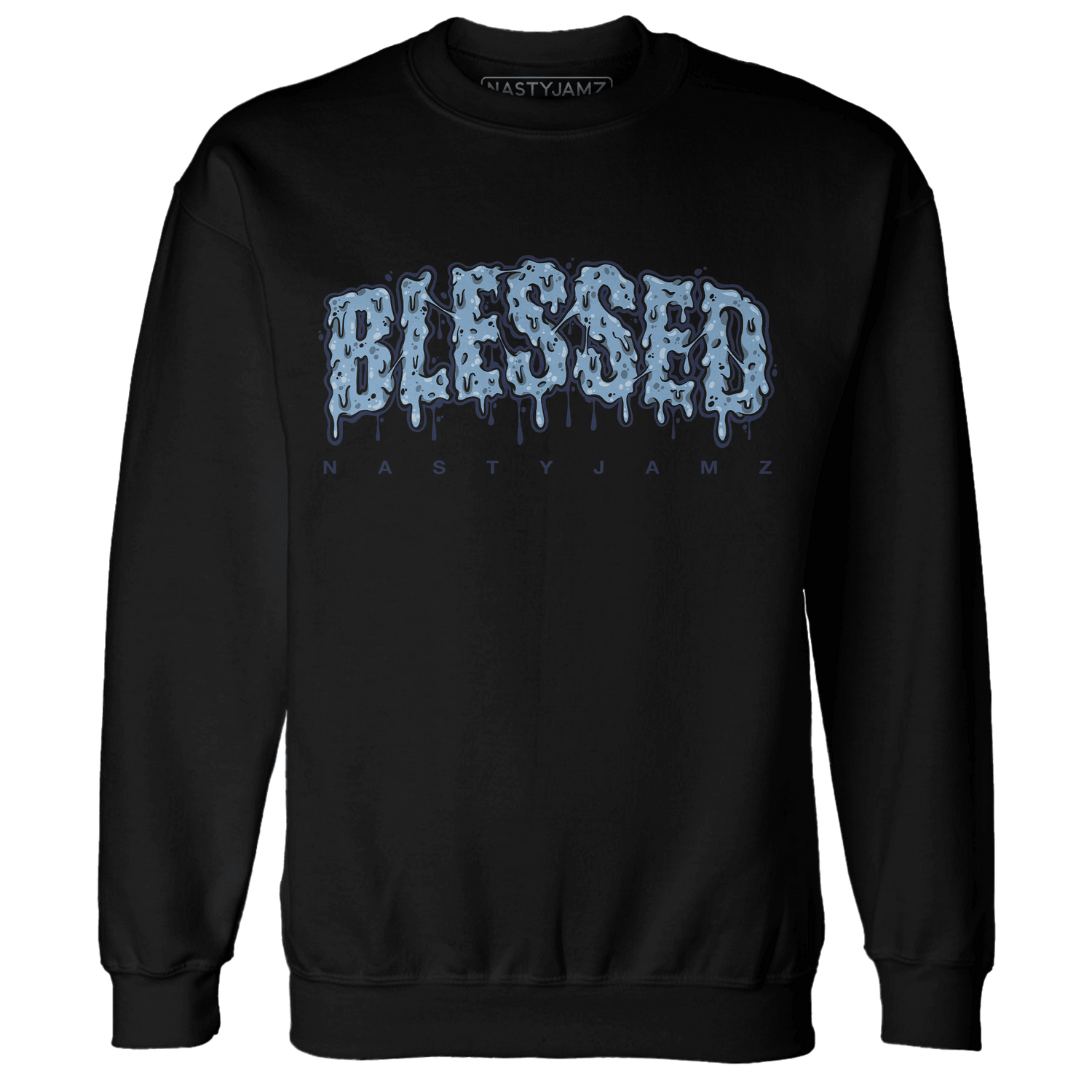 First In Flight 1s Sweatshirt Match Blessed Text - NastyJamz