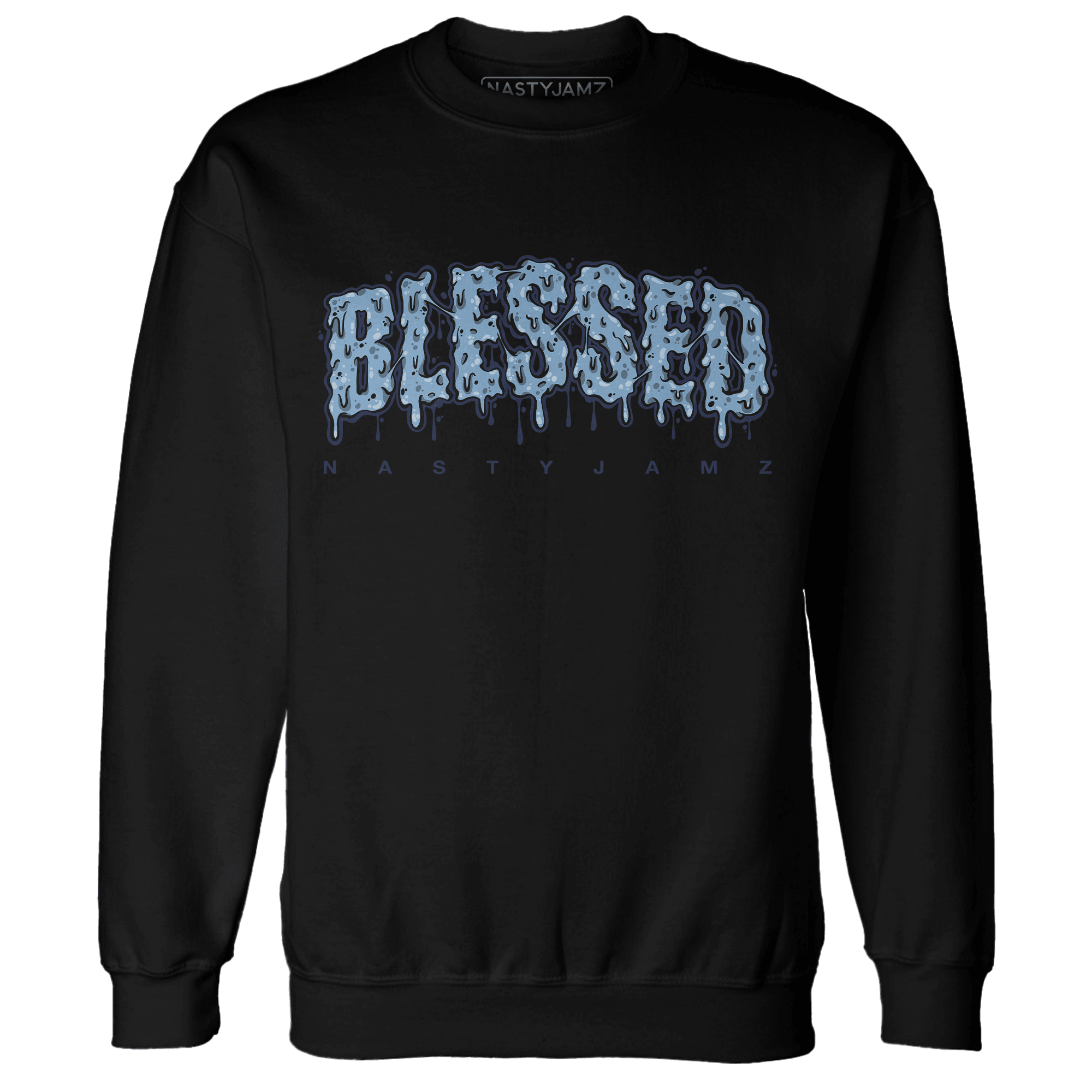 First In Flight 1s Sweatshirt Match Blessed Text - NastyJamz