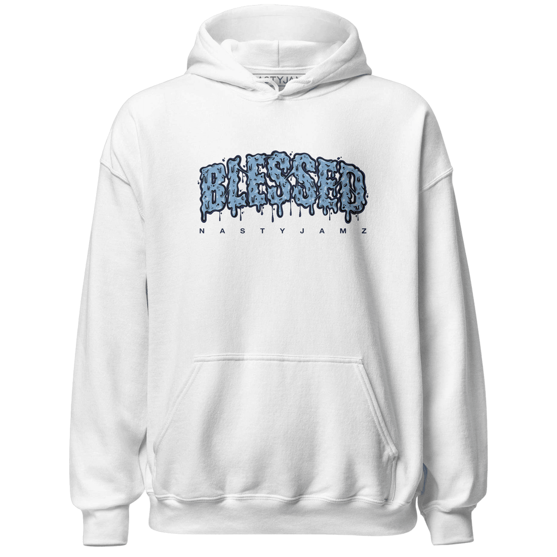 First In Flight 1s Hoodie Match Blessed Text - NastyJamz