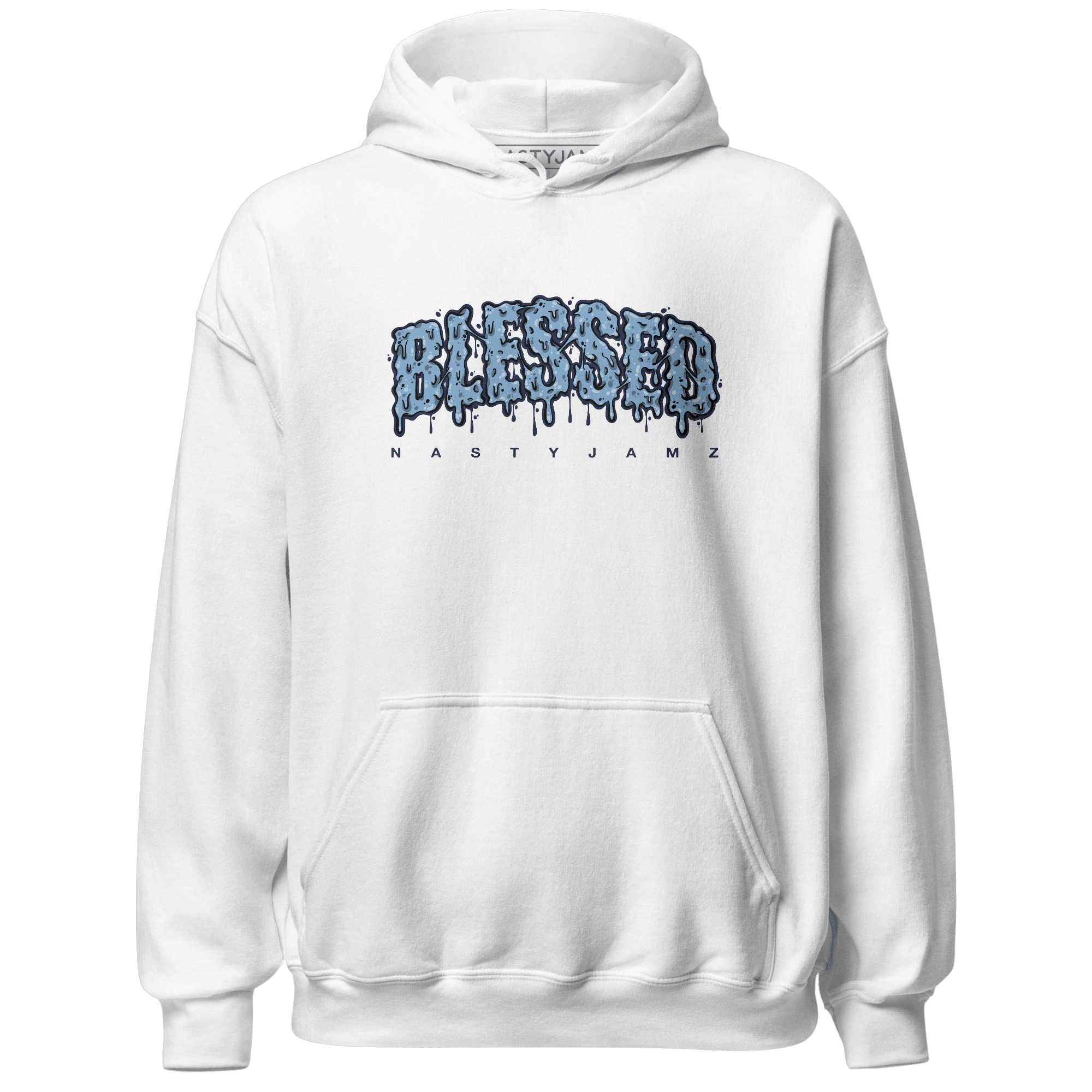 First In Flight 1s Hoodie Match Blessed Text - NastyJamz