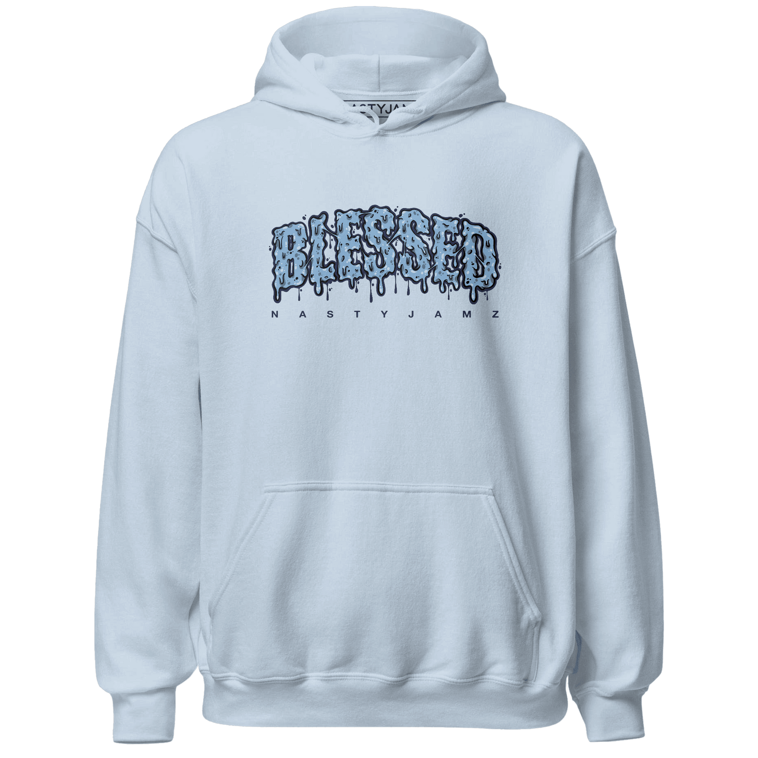 First In Flight 1s Hoodie Match Blessed Text - NastyJamz