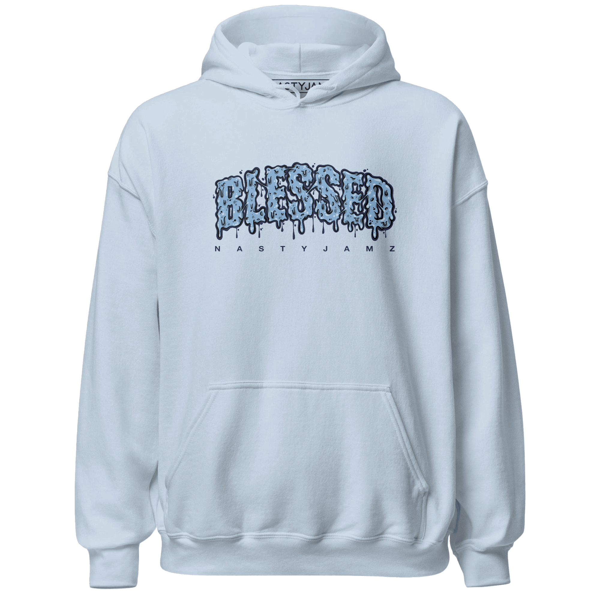 First In Flight 1s Hoodie Match Blessed Text - NastyJamz