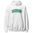High OG Green Glow 1s Hoodie Match Blessed Text - NastyJamz
