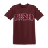 High-White-Team-Red-1s-T-Shirt-Match-Blessed-Text