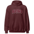 High White Team Red 1s Hoodie Match Blessed Text - NastyJamz