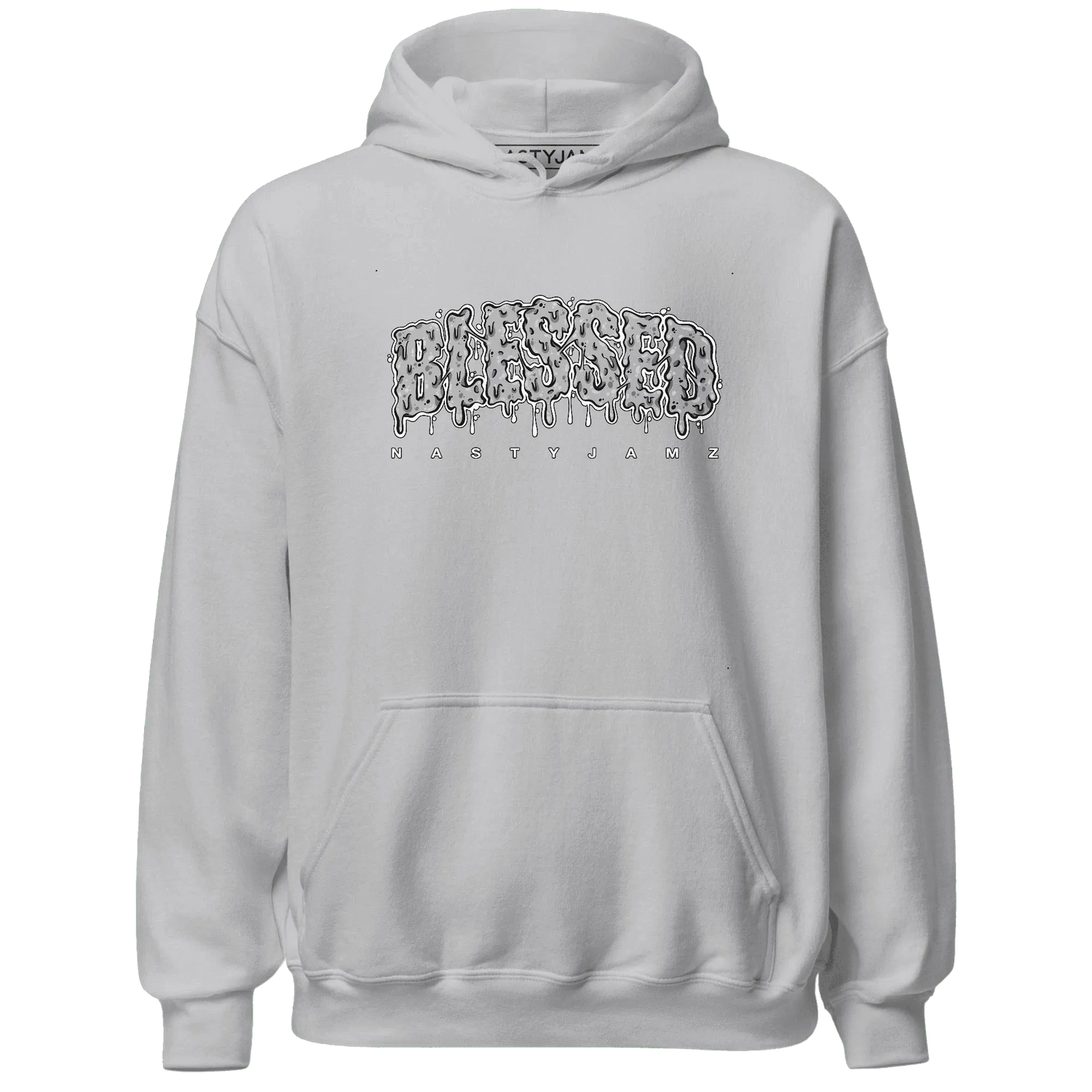 Wolf-Grey-1s-Hoodie-Match-Blessed-Text