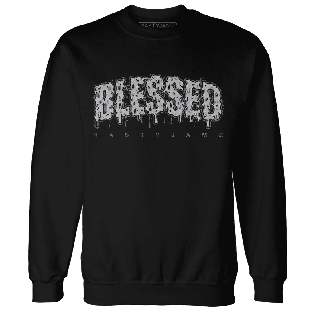Cement-Grey-3s-Sweatshirt-Match-Blessed-Text