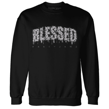 Cement-Grey-3s-Sweatshirt-Match-Blessed-Text