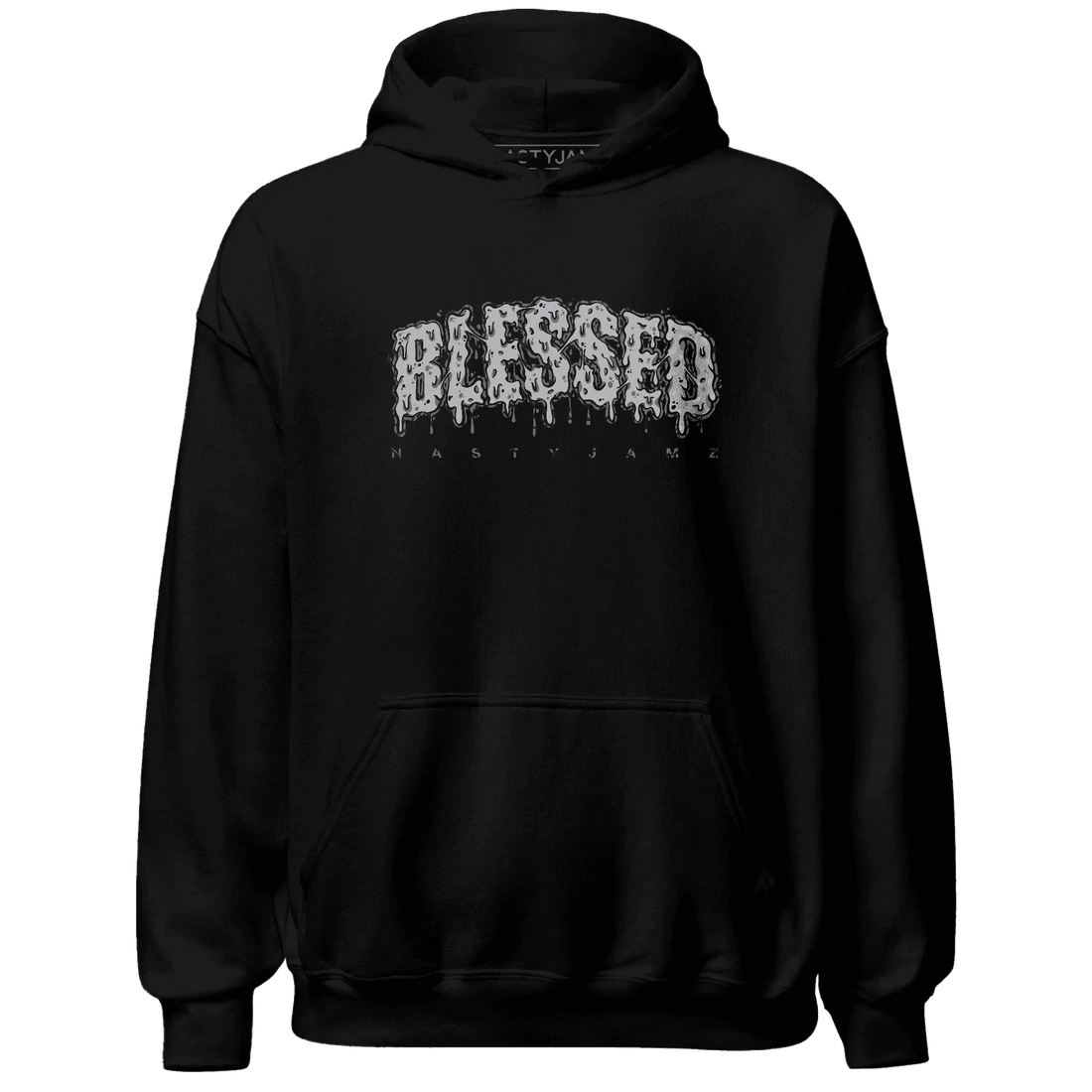 Cement-Grey-3s-Hoodie-Match-Blessed-Text