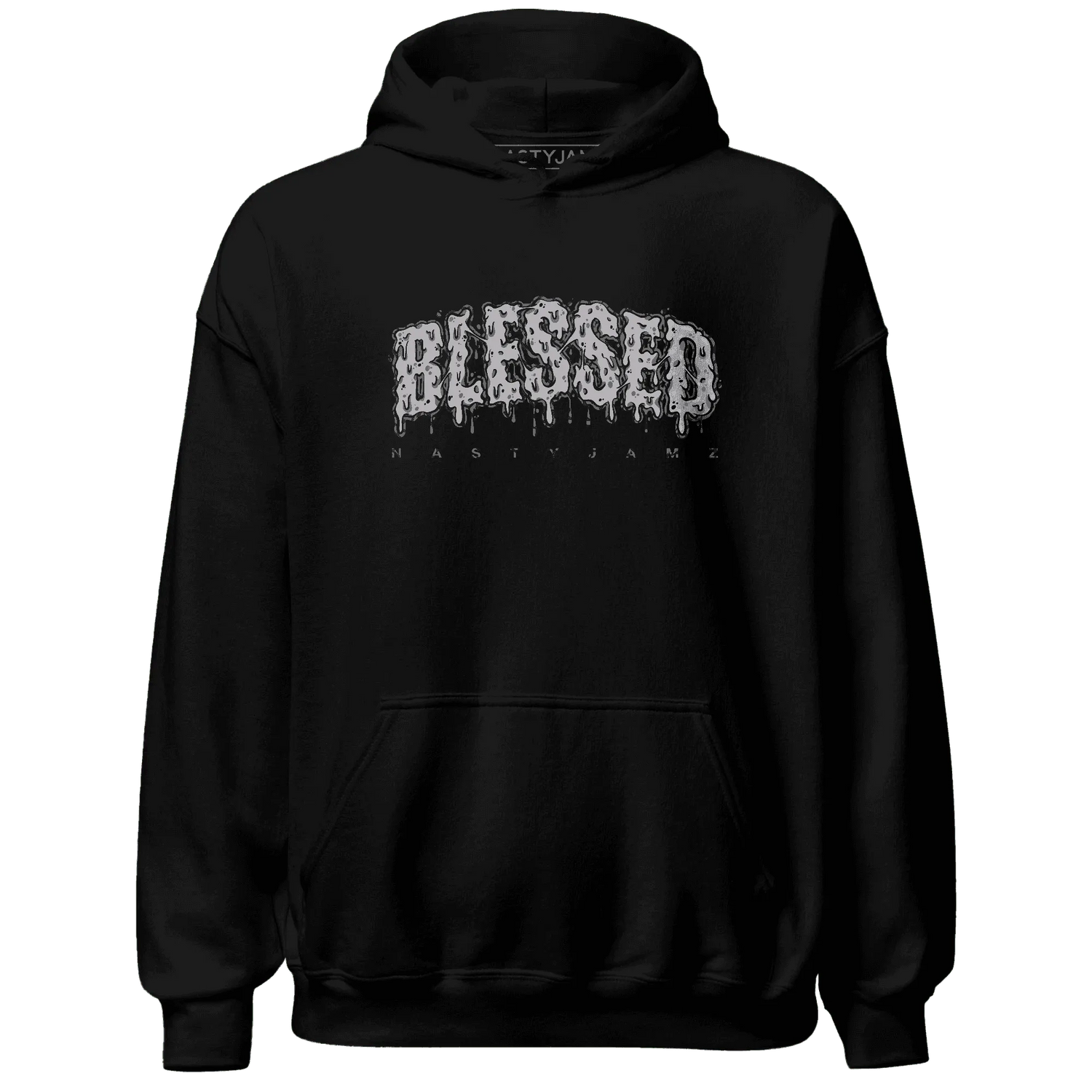Cement-Grey-3s-Hoodie-Match-Blessed-Text