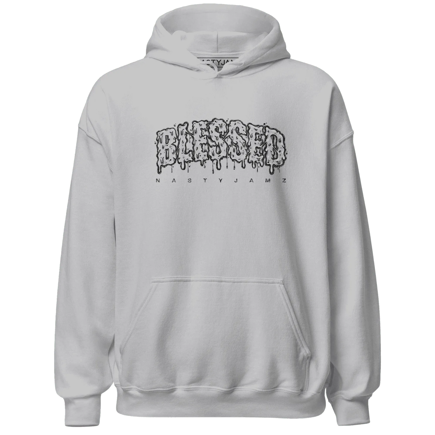 Cement-Grey-3s-Hoodie-Match-Blessed-Text