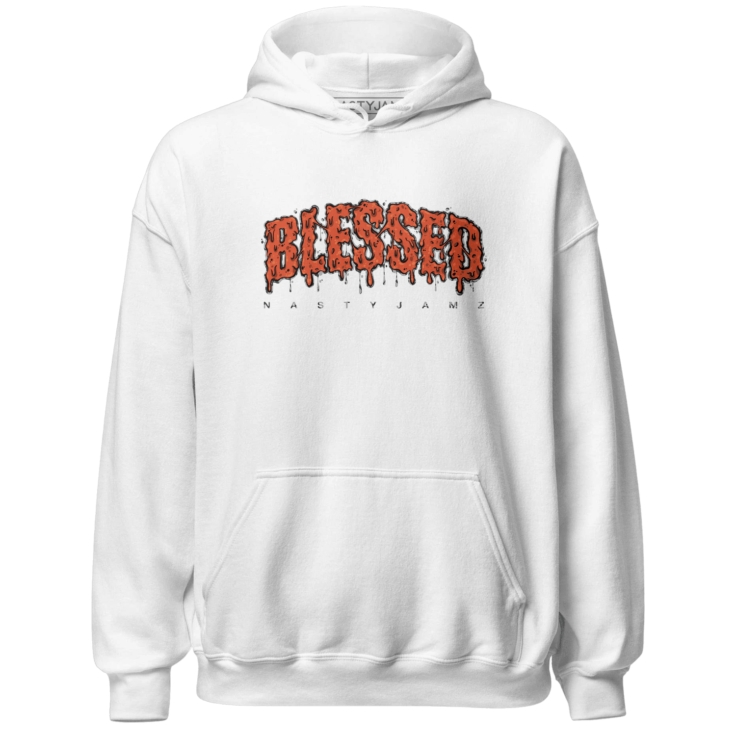 Georgia Peach 3s Hoodie Match Blessed Text - NastyJamz