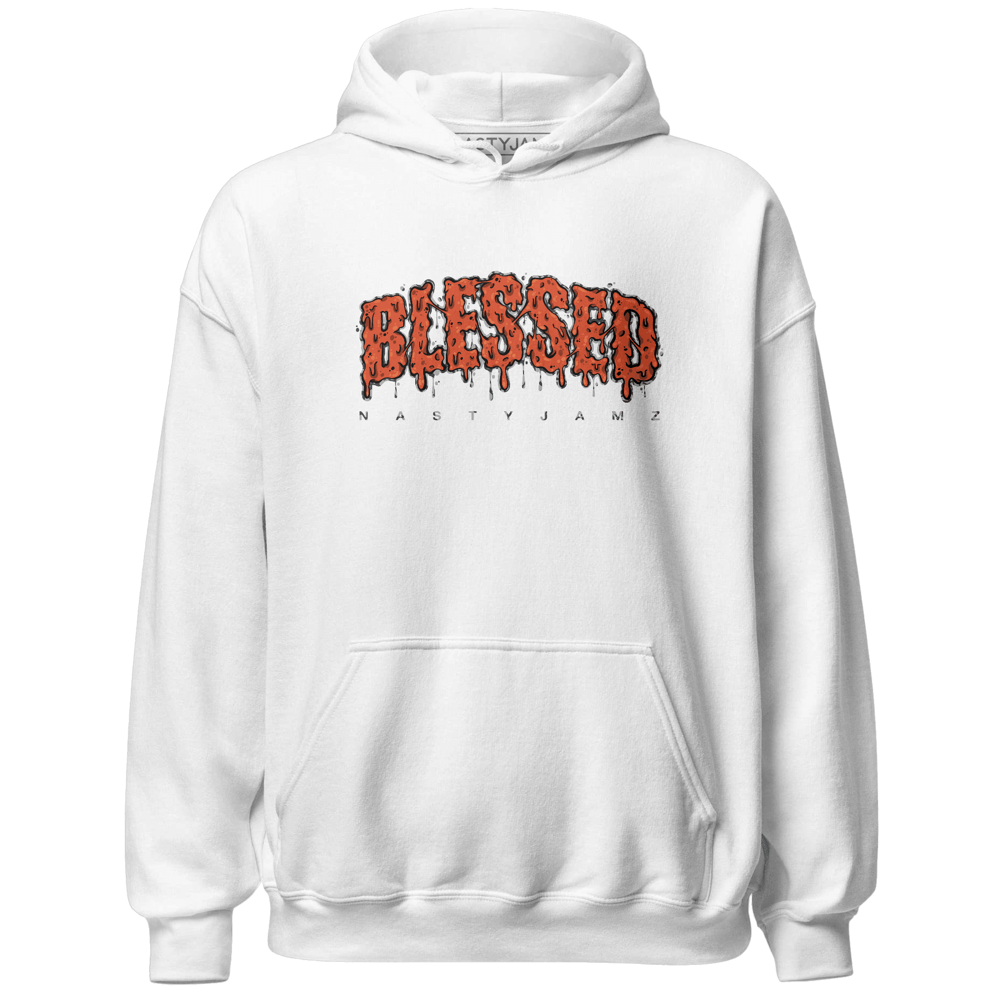 Georgia Peach 3s Hoodie Match Blessed Text - NastyJamz