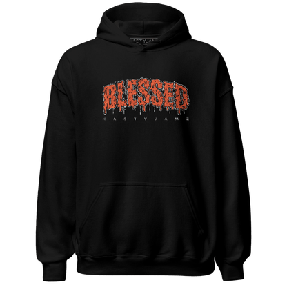 Georgia Peach 3s Hoodie Match Blessed Text - NastyJamz