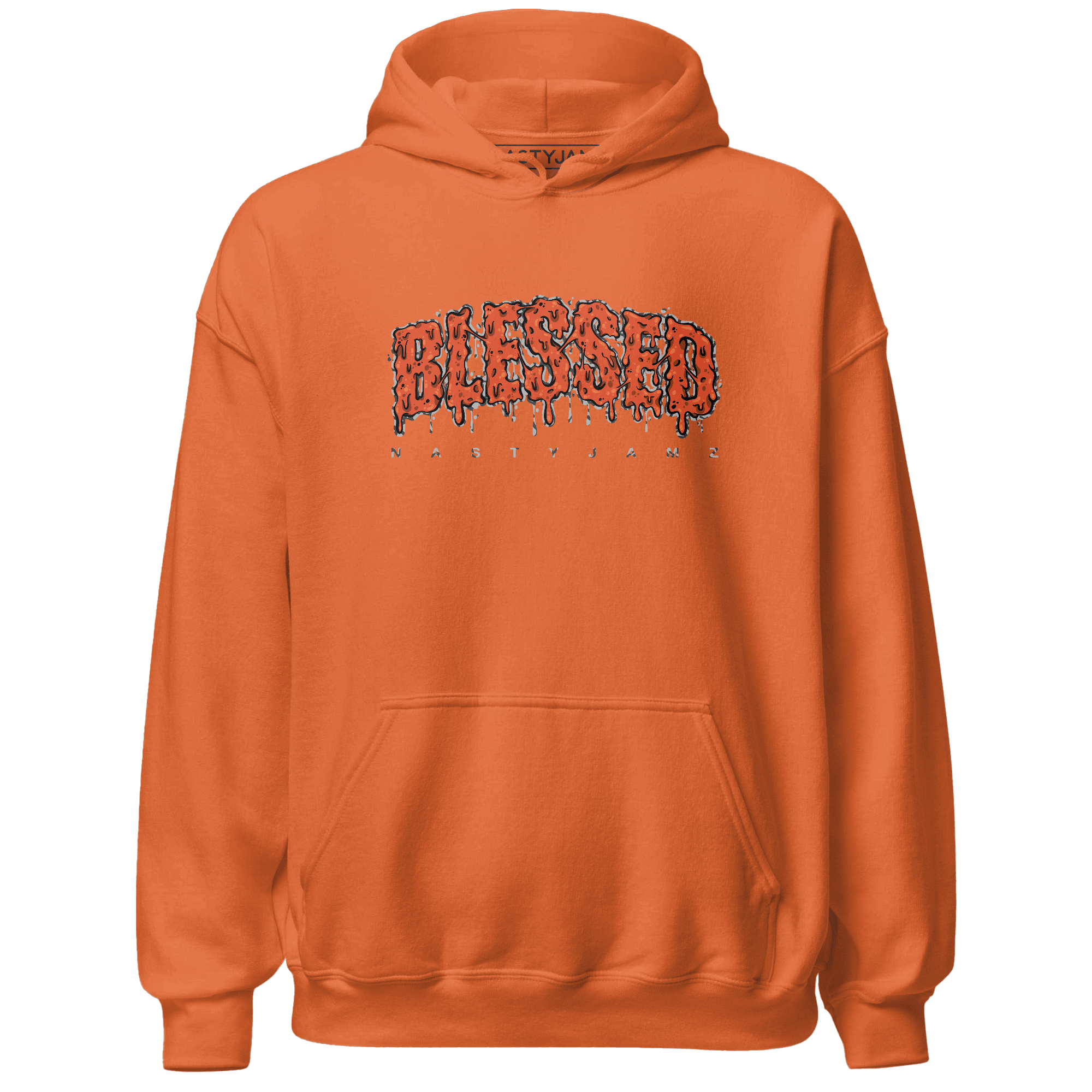 Georgia Peach 3s Hoodie Match Blessed Text - NastyJamz