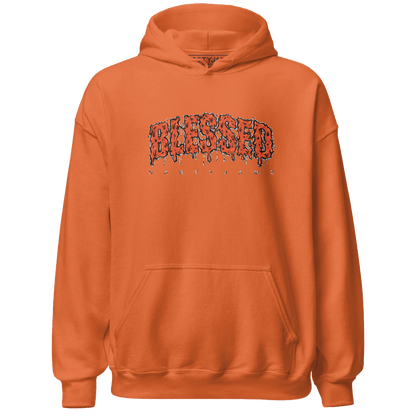 Georgia Peach 3s Hoodie Match Blessed Text - NastyJamz