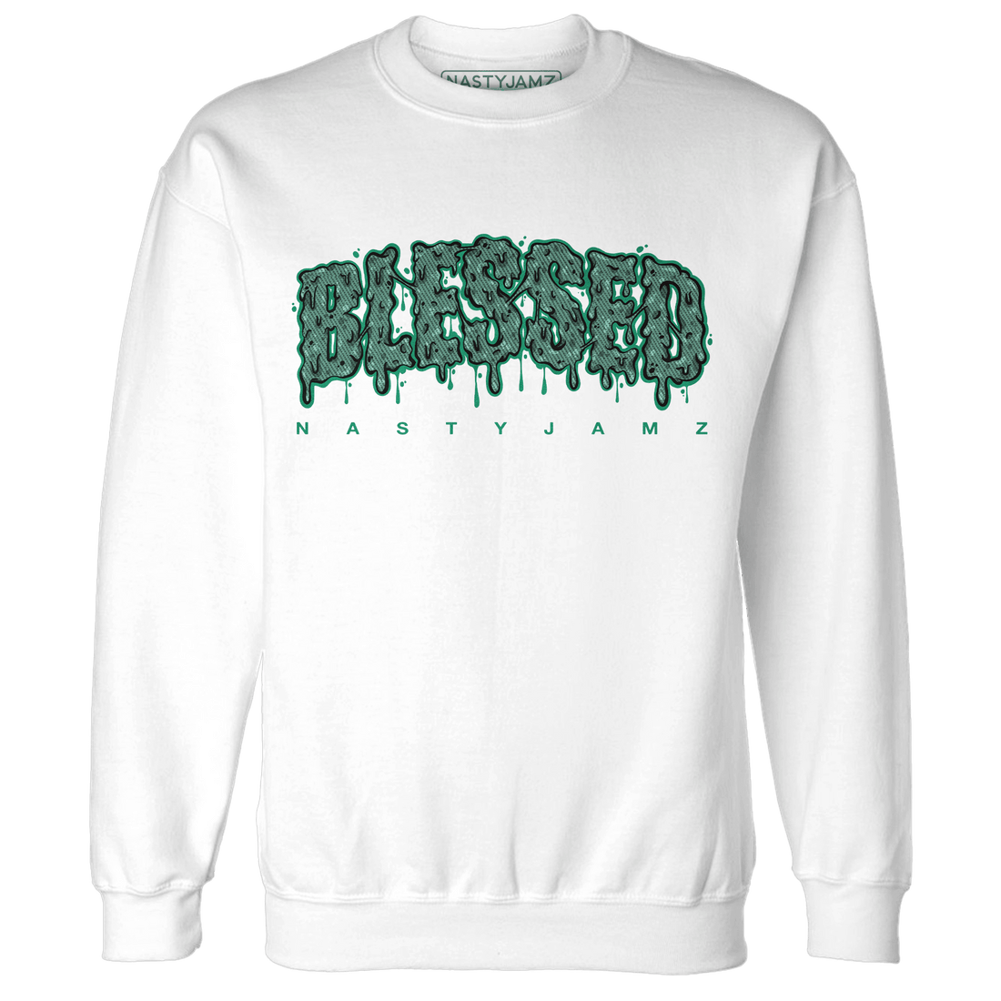 Nina CN Abney 3s Sweatshirt Match Blessed Text - NastyJamz