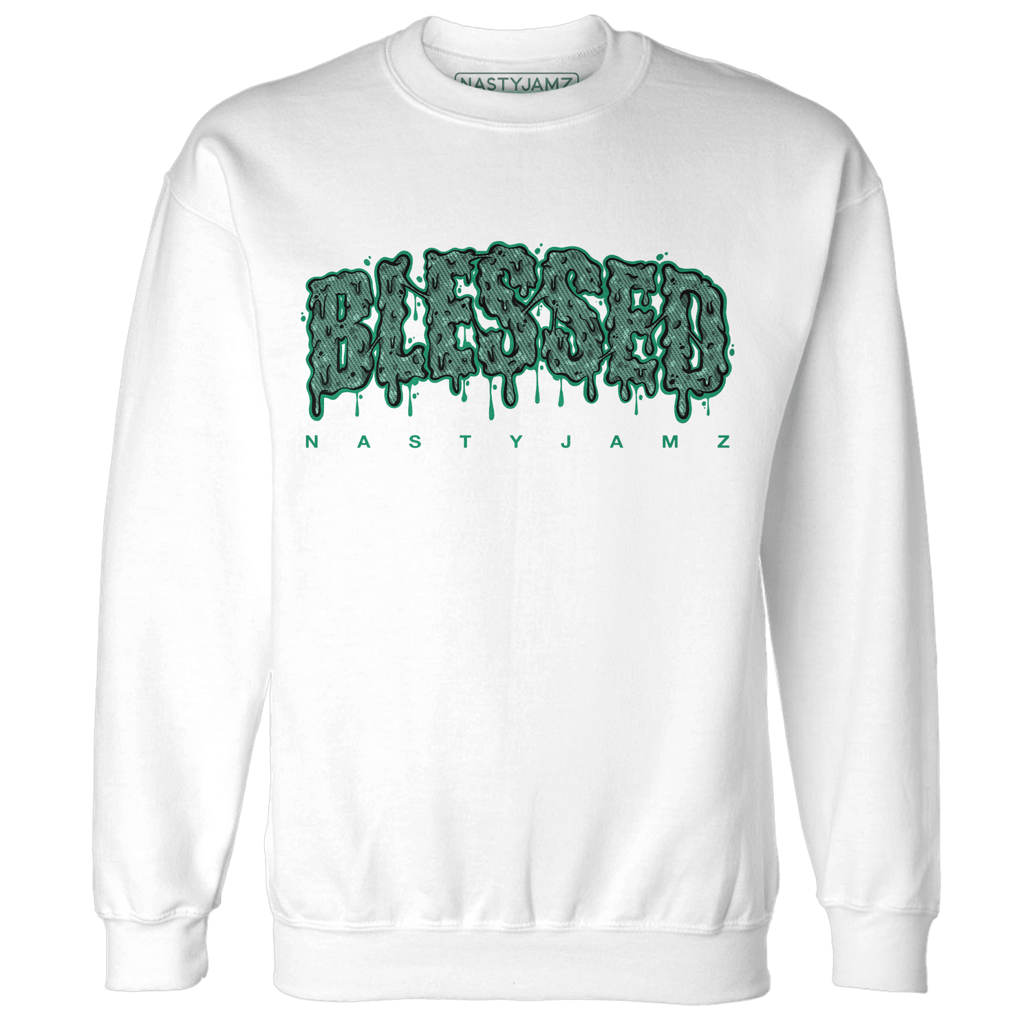 Nina CN Abney 3s Sweatshirt Match Blessed Text - NastyJamz