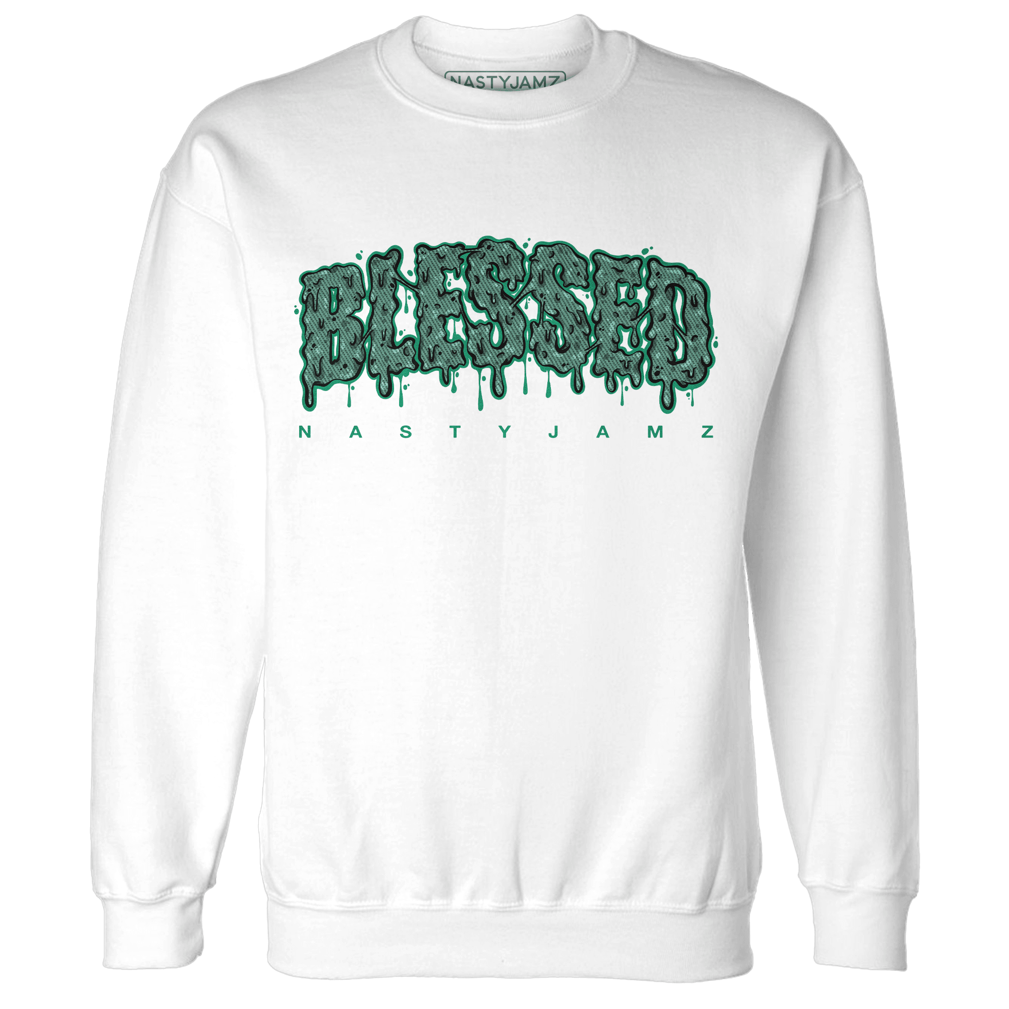 Nina CN Abney 3s Sweatshirt Match Blessed Text - NastyJamz