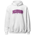 GS Hyper Violet 4s Hoodie Match Blessed Text - NastyJamz