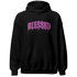 GS Hyper Violet 4s Hoodie Match Blessed Text - NastyJamz