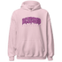 GS Hyper Violet 4s Hoodie Match Blessed Text - NastyJamz