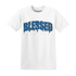 Industrial-Blue-4s-T-Shirt-Match-Blessed-Text