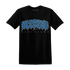 Industrial-Blue-4s-T-Shirt-Match-Blessed-Text