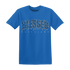 Industrial-Blue-4s-T-Shirt-Match-Blessed-Text