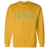 Vivid Sulfur 4s Sweatshirt Match Blessed Text - NastyJamz