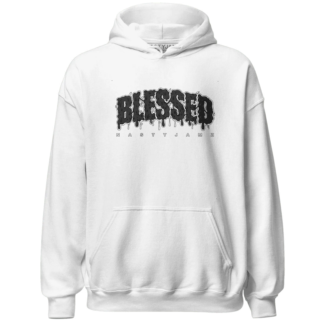 White-Thunder-4s-Hoodie-Match-Blessed-Text