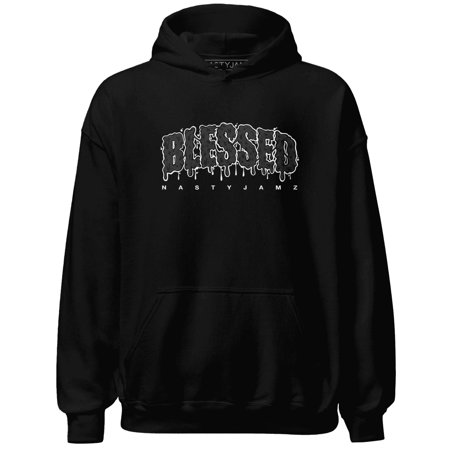 White-Thunder-4s-Hoodie-Match-Blessed-Text
