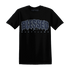White-Navy-6s-T-Shirt-Match-Blessed-Text