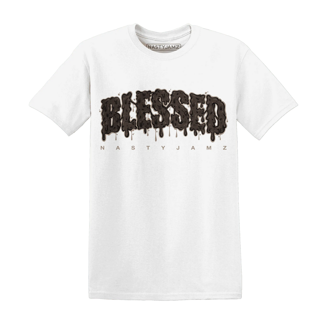 Dunk-Low-Baroque-Brown-T-Shirt-Match-Blessed-Text