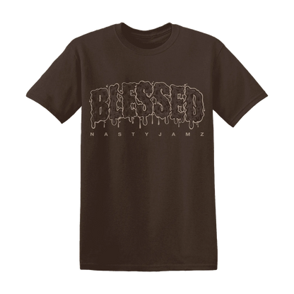 Dunk-Low-Baroque-Brown-T-Shirt-Match-Blessed-Text