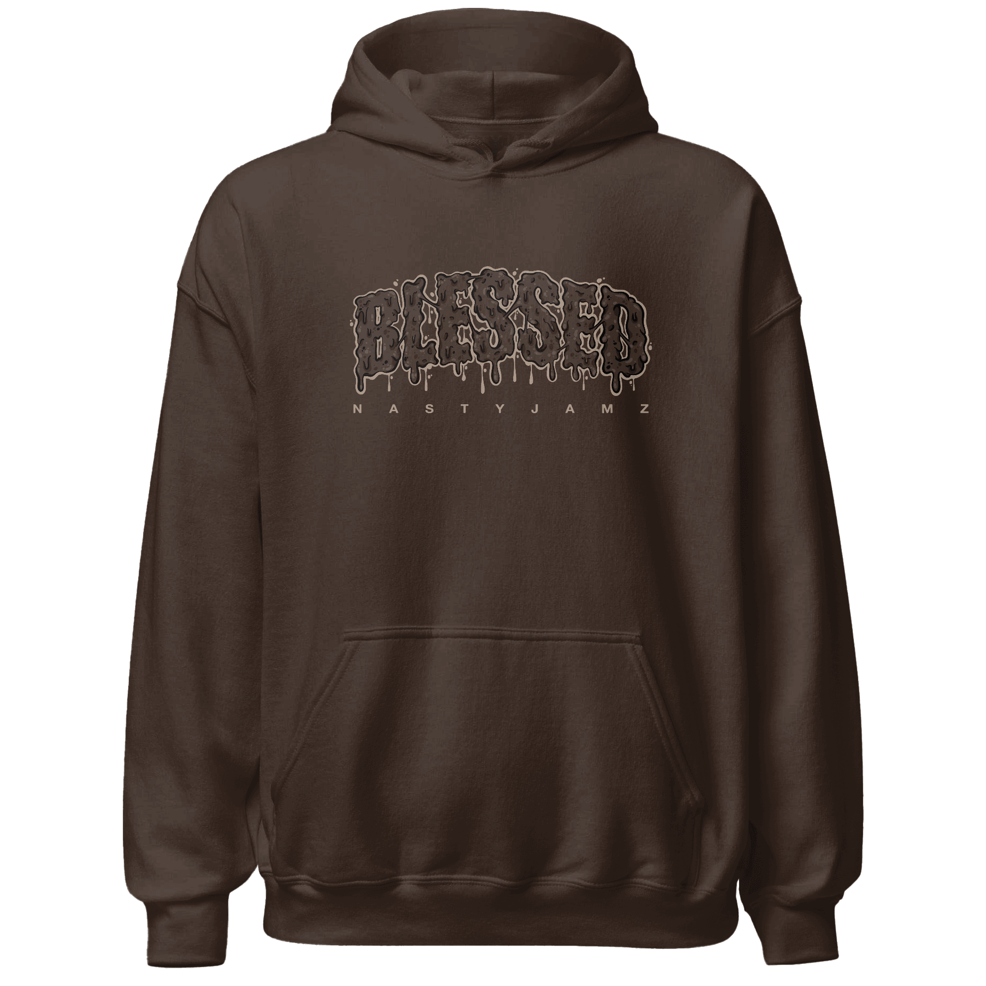 Dunk Low Baroque Brown Hoodie Match Blessed Text - NastyJamz