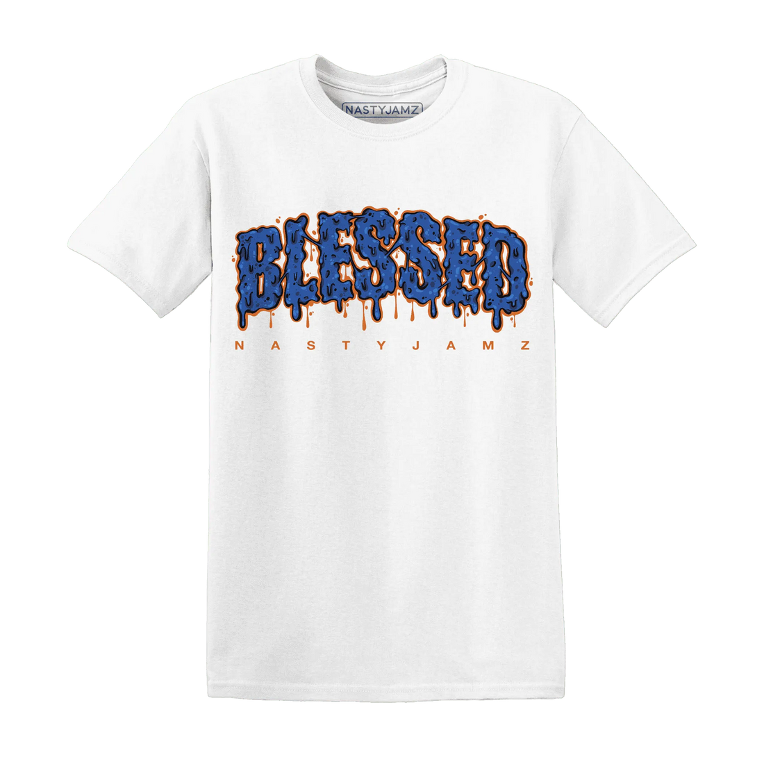 Dunk-Low-Knicks-T-Shirt-Match-Blessed-Text